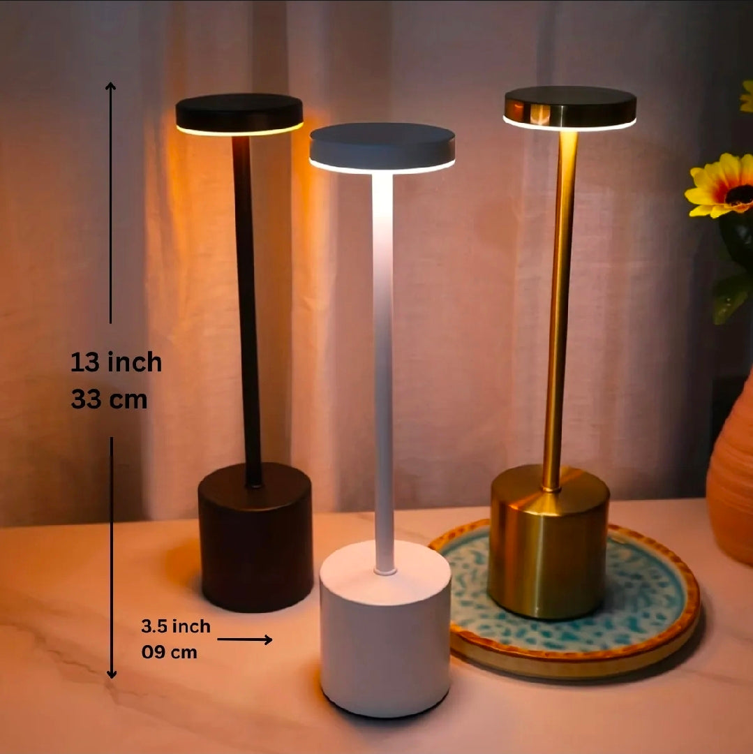 Rechargeable LED Touch Sensor Lamp | Bedside & Study Table Light