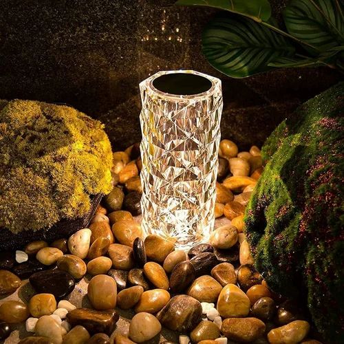 Crystal Diamond Lamp – 16 Color Changing LED Touch & Remote Control USB Rechargeable Lamp