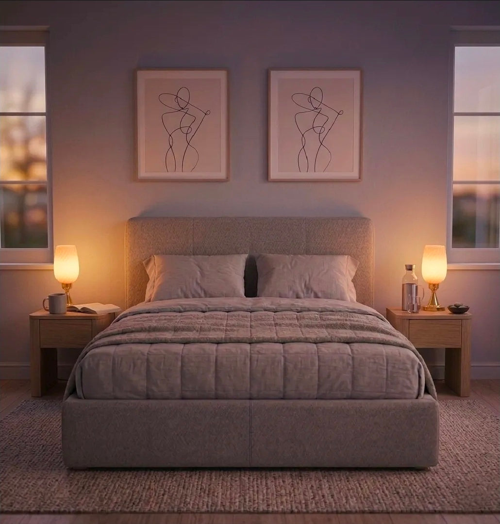 Auraglow LED Side Table Lamp | 3-Color Ambient Bedside Light
