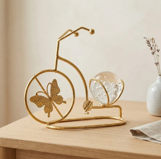 Luxurious Crystal Ball Cycle Decor Piece | Glass decor, Cycle