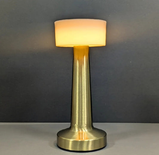 Metal Mini LED Rechargeable Lamp – Touch Sensor, Bedside & Study Table Light